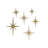 Glam Abstract Wall Decor on Metal