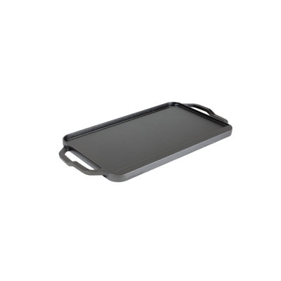25.4cm Cast Iron Grill & Griddle Pan