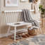 Banc en bois massif Modern Farmhouse Hadiya-99057900