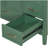36" Bathroom Vanity with Sink, Bathroom Cabinet with Soft-Closing Door, 4 Drawers of Different Sizes, Solid Wood Frame and Leg, One Package, Green