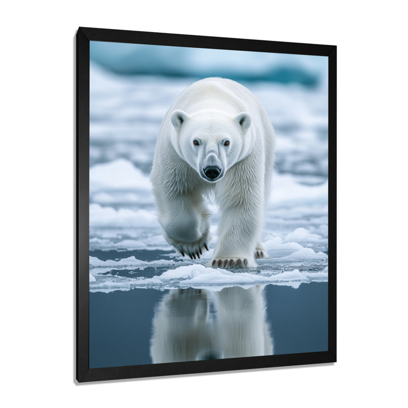 Fareham - Animals Wall Art, Black, 20" H x 12" W, Single Picture Framed Print