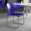 Chaise empilable à dossier plein avec base thermolaquée Oliverson d'une capacité de 880 lb.-829525250-829525263