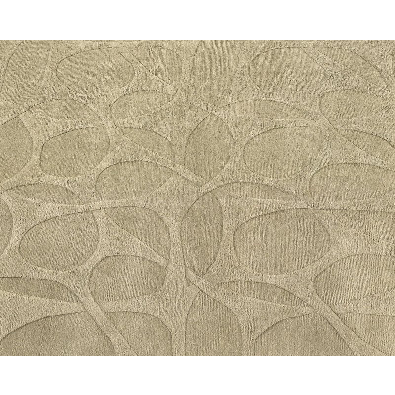 Molecular Wool Area Rug, Rectangle 10' x 14'