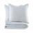 Southern Tide Tideline Coverlet Euro Gray/White Sham