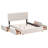 Modern Queen Size Upholstered Platform Storage Bed With Four Drawers-544544884