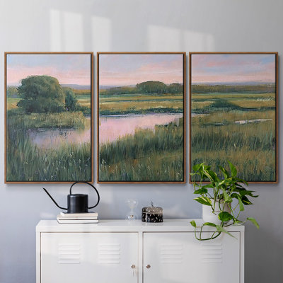 " Spring Marsh I " 3 - Pieces