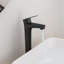 Robinet de lavabo vasque pour salle de bain à poignée simple - grande vasque