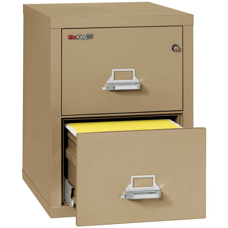 Fireproof 2 - Drawer File Cabinet, Sand