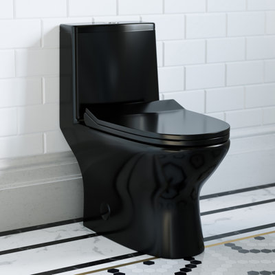 Toilette allongée une pièce à double chasse Vortex de 1,1/1,6 gallon par chasse Ivy