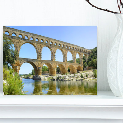" Roman Aqueduct Bridge In France "