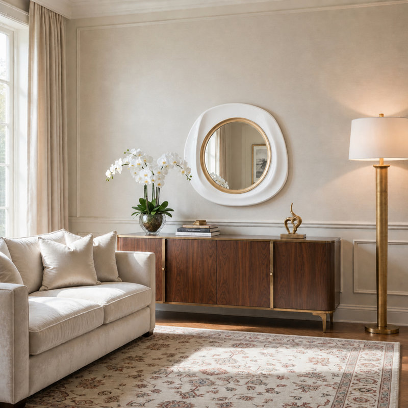 Aurelia Round Mirror