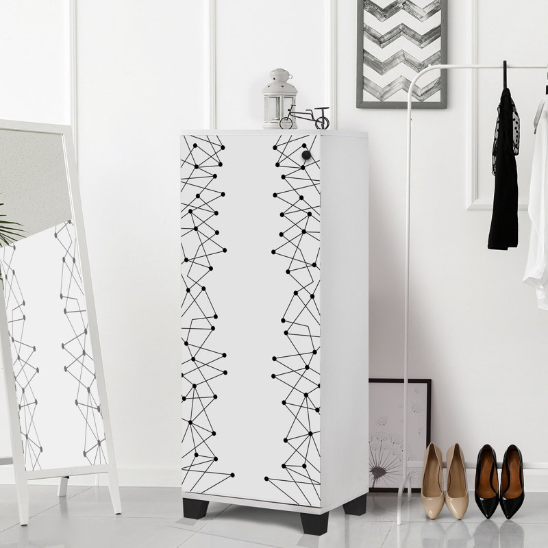 16 Pair Shoe Storage Cabinet