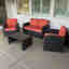 Andreanna 4 Piece Sofa Seating Group with Cushions