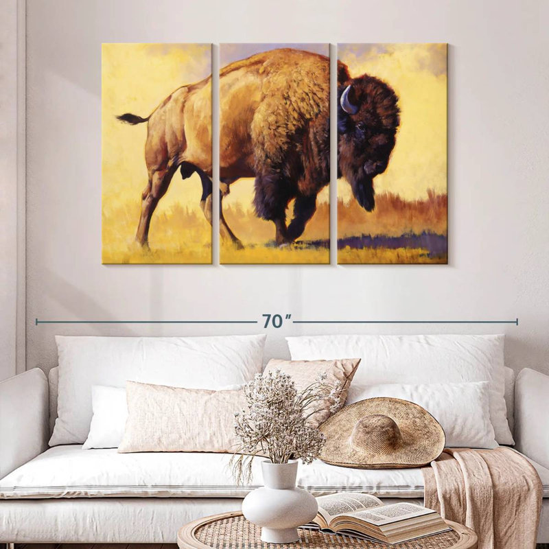 Brampt Tatanka, 32" H x 50" W