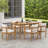 Patio 6-person Dining Set With Cushions-1700759253-1700759252