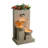 3-Tier Cascading Outdoor Water Fountain with Planter and Built-In LED Lights – Decorative Garden or Patio Feature-190328791