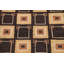 Tapis unique en laine noué à la main Kashkoli nouvel âge brun 6 pi 7 po x 9 pi 6 po
