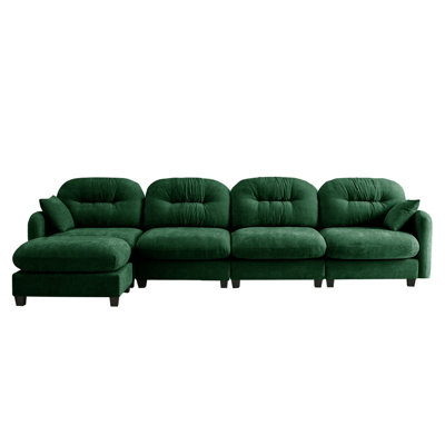 4-Seater Sofa with Ottoman