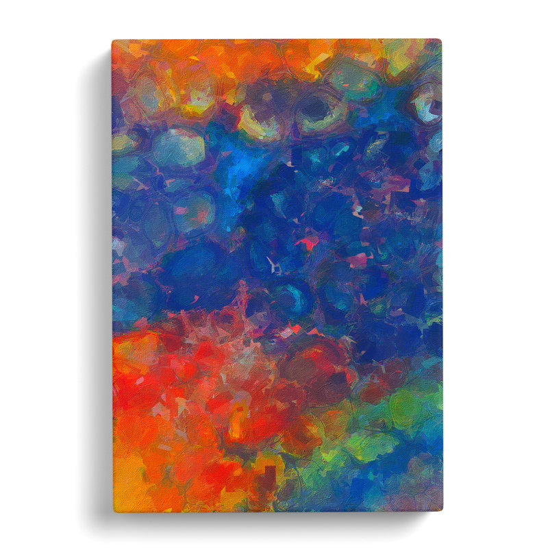XC1022-4662X Tide Abstract - Wrapped Canvas Print, 50cm H x 35cm W x 3cm D