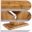 Modern Wood-Tone Coffee Table - Square & Rectangular , Scratch-, Rounded Edges Minimalist Wood Pair Rectangular, User- Assembly