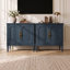 Armoire d'appoint 63 "avec tablette réglable, buffet de rangement rétro pour le salon-999936378