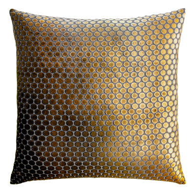 Dots Square Velvet Pillow Cover & Insert