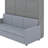 Queen Size Murphy Bed With Sofa-445612609
