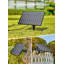 Guirlande solaire 108 pi pour l'extérieur - 52 ampoules à DEL incassables, télécommande à intensité variable, 3 modes d'éclairage pour le mariage sur une terrasse de jardin