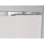 24 po X 80 po Porte pliante en verre à noyau solide en verre blanc avec trousse de quincaillerie et poignée | Idée de cadeau-126180647