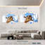 Curieuse girafe Brampt-108819805