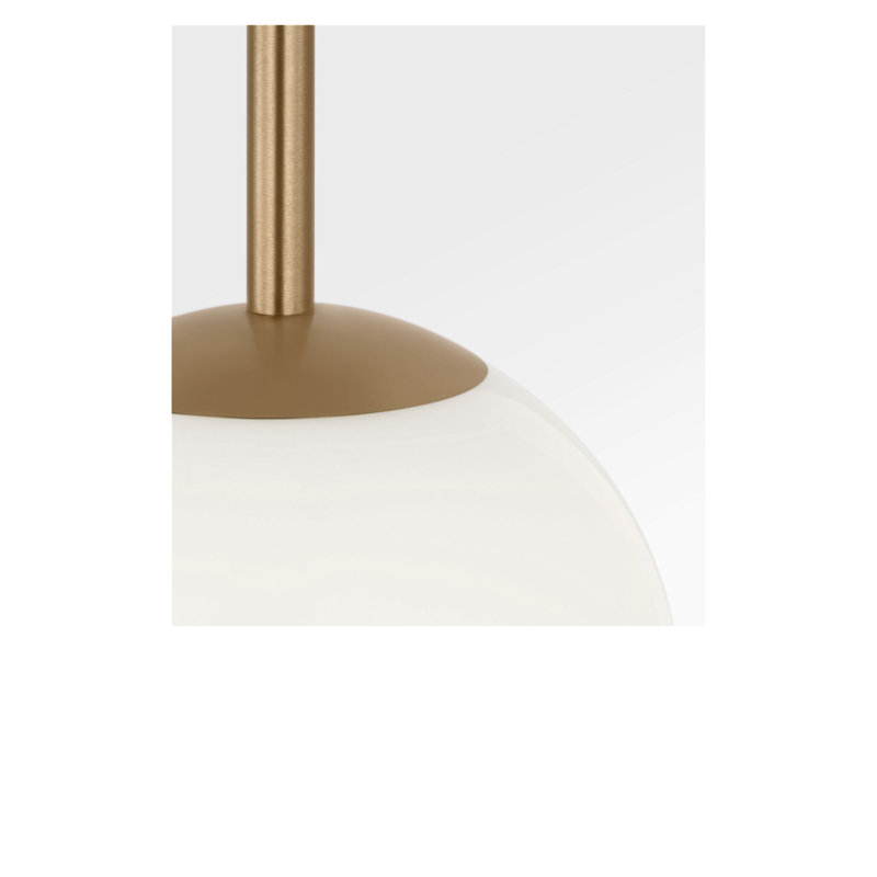 Luminaire suspendu Nube, Laiton satiné, Non