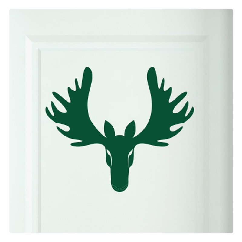Animals Wall Decal, Dark Green