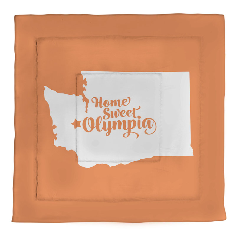Polyester Comforter, Orange