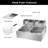 Vinsunny 12.7 2 Basket Indoor Turkey Fryer