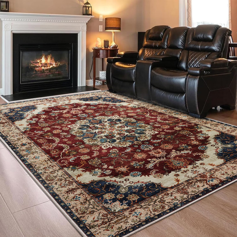 Asmita Vintage Look Shag Area Rug, Rectangle 200 x 290 cm