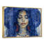 Blue Boho Woman Portrait I - Décoration murale femme boho-146922057-158177269