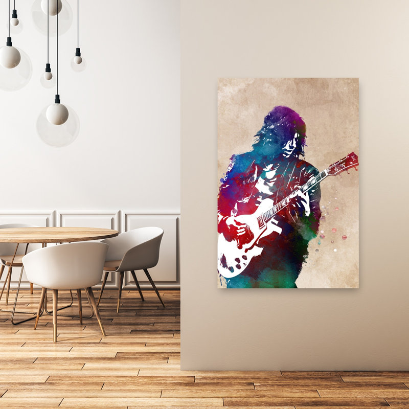 «Vibrant Rock», reproduction d'art contemporain abstrait, H 48 po x l 32 po