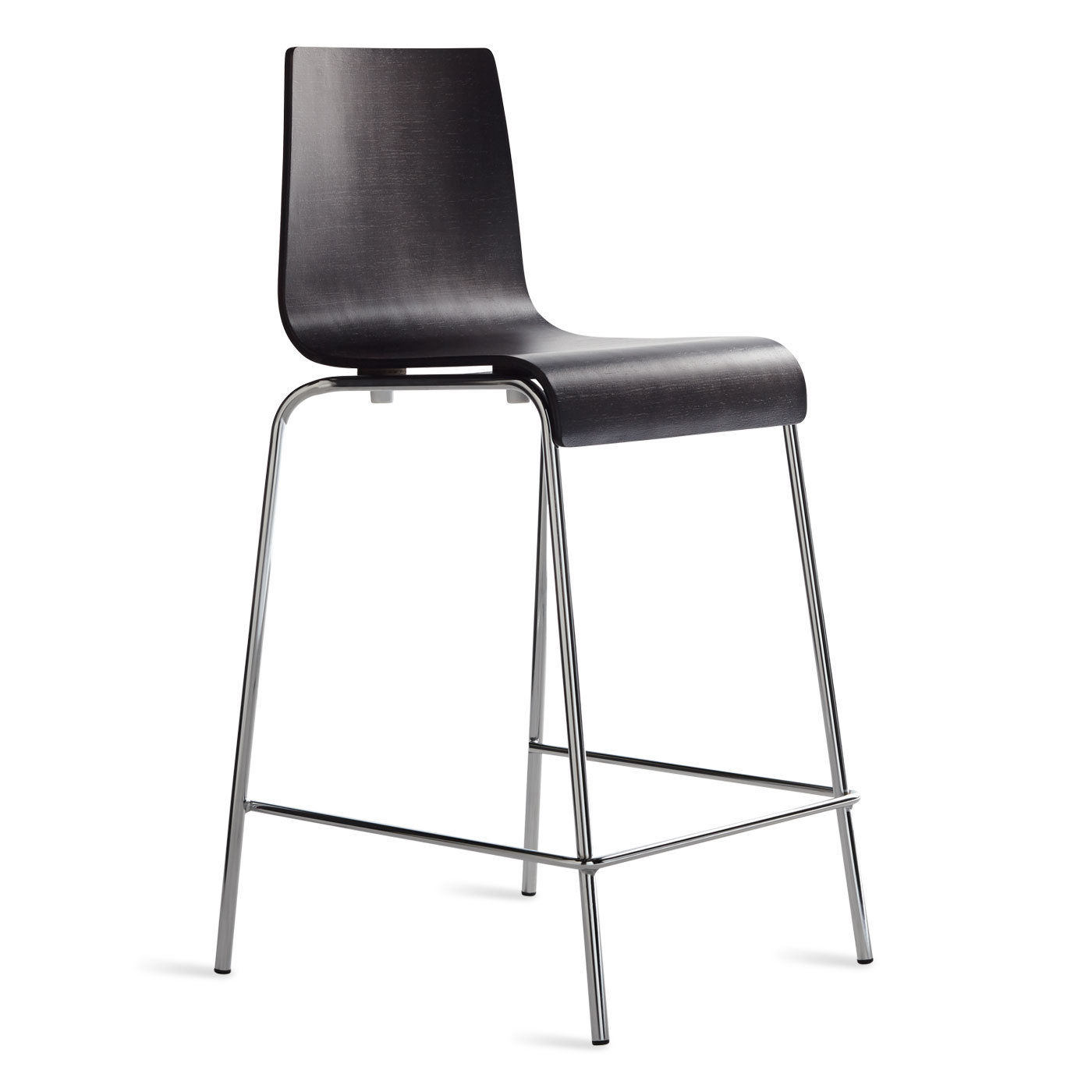 Bar and Counter Stool, Graphite Oak, Counter Stool (24.5" Seat Height)