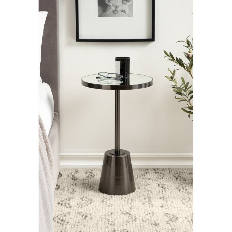 Table de bout Hardeman, Argent argent