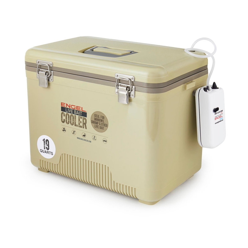 Engel 19 Quarts Ice Chest in White, Tan