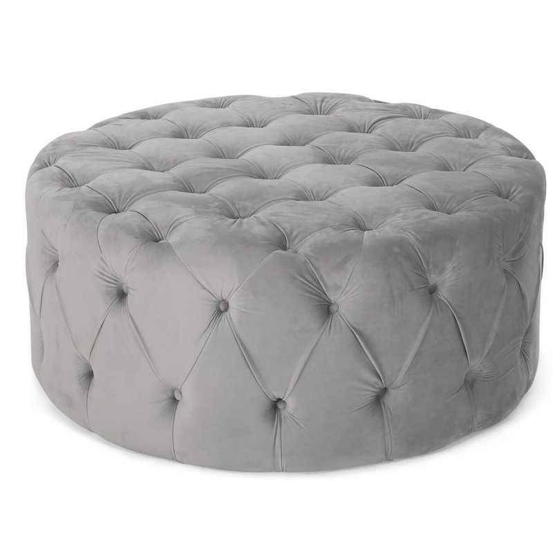 Repose-pieds, Velours gris velours