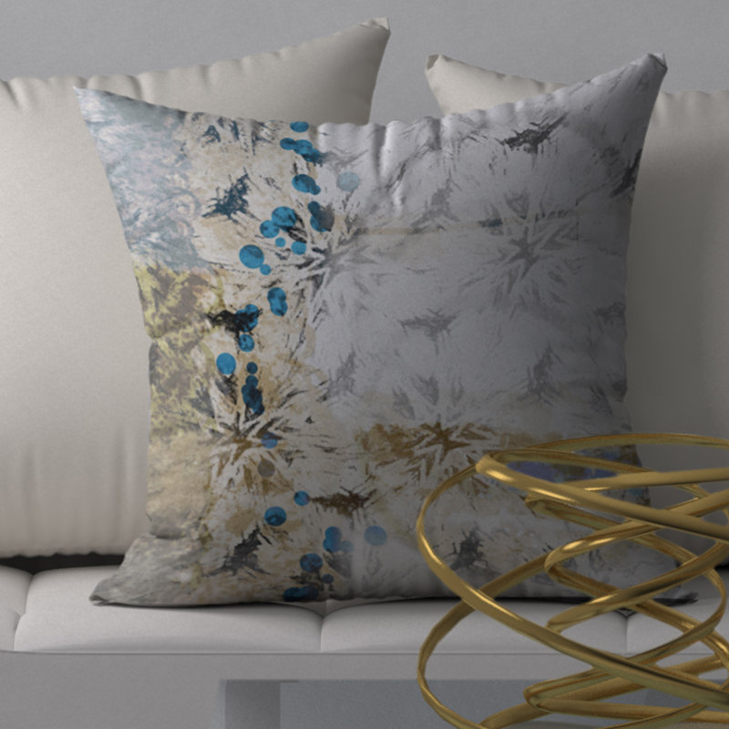 Housse de coussin carrée supersonique serene/insert, 18 po x 18 po