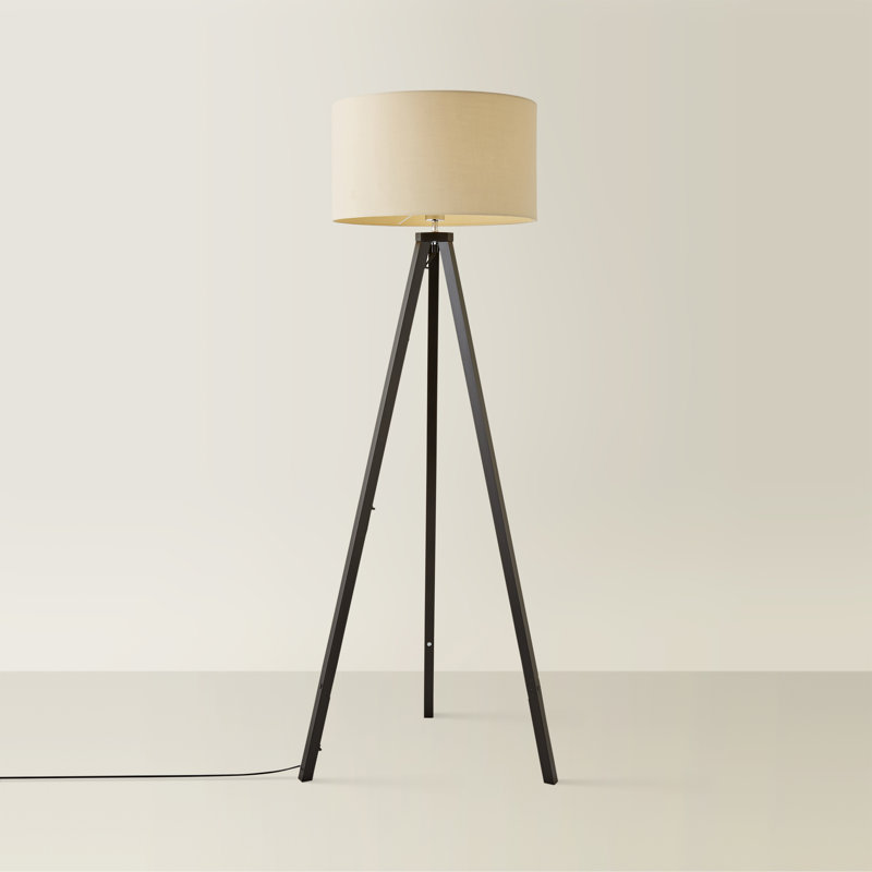 130cm Tripod Floor Lamp, Beige