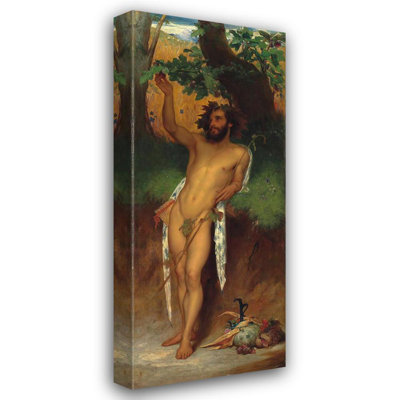 "Pan" by  Frederic Leighton - Gallery Wrap Canvas Wall Art