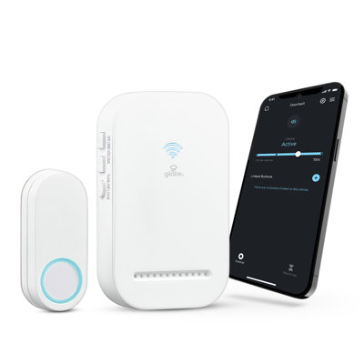 Wi-Fi Smart Wireless Doorbell Chime Kit with Plug-In Chime and Battery Operated Lighted Doorbell -  Symple Stuff, 0223F56D07F04394BDFB91EADC5BFA70