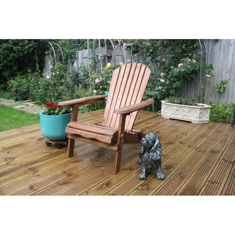 Folding Adirondack Chair FSC 100% Acacia Wood, Brown