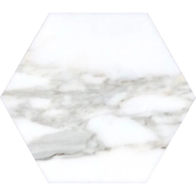 Serena 10 x 10 Calacatta Gold Honed Marble Hexagon Tile (2.95 Sq Ft/Case) - 5 Pack