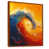 Brown Floater Framed Canvas