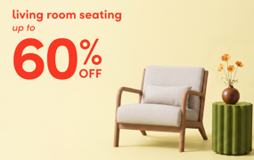living room seating clearance