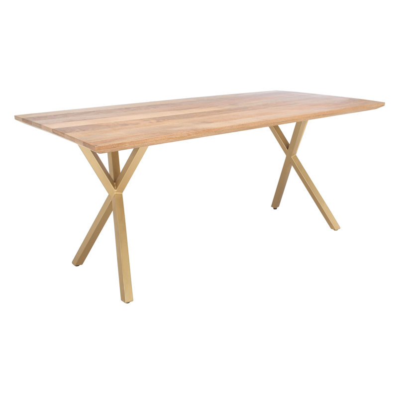 Solid Wood Top Dining Table